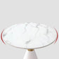 Metal Contemporary Dining Table Marble Table with Pedestal Base Clearhalo ' dining_table' 'Dining Tables & Seating' 'Dining Tables' 'furn' 'furn_dining_table' 'Furniture' 'furniture_dining_table' 'Kitchen & Dining Furniture' 'kitchen&dining_furn' 'kitchen' 'kitchen_dining_table' 1200x1200_079fe5f5-028a-4713-ad5e-fa5e45b9fb5e