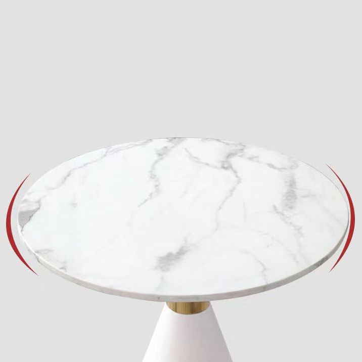 Metal Contemporary Dining Table Marble Table with Pedestal Base Clearhalo ' dining_table' 'Dining Tables & Seating' 'Dining Tables' 'furn' 'furn_dining_table' 'Furniture' 'furniture_dining_table' 'Kitchen & Dining Furniture' 'kitchen&dining_furn' 'kitchen' 'kitchen_dining_table' 1200x1200_079fe5f5-028a-4713-ad5e-fa5e45b9fb5e