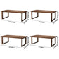 Minimalist Kitchen Standard Dining Table Solid Wood Rectangle Dining Table with Double Pedestal Clearhalo ' dining_table' 'Dining Tables & Seating' 'Dining Tables' 'furn' 'furn_dining_table' 'Furniture' 'furniture_dining_table' 'Kitchen & Dining Furniture' 'kitchen&dining_furn' 'kitchen' 'kitchen_dining_table' 1200x1200_07a08f07-ce29-4467-9cf0-7a44c50b9670