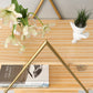Luxury Floating Bookshelf Metal Lozenge Open Back Book Shelf