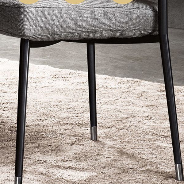 Hedendaagse stoelen Open rugliggende stoelen met metalen benen voor keuken