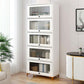 Scandinavian 11.8" Wide Standard Bookcase Manufactured Wood Bookshelf Clearhalo 'Bookcases' 'furn' 'furn_bookcases' 'Furniture' 'Office Furniture' 1200x1200_07aa91c0-97bf-4121-8866-2fbcb51c8101