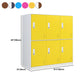 Non-Hanging Armoire Contemporary Steel Storage Cabinet for Home