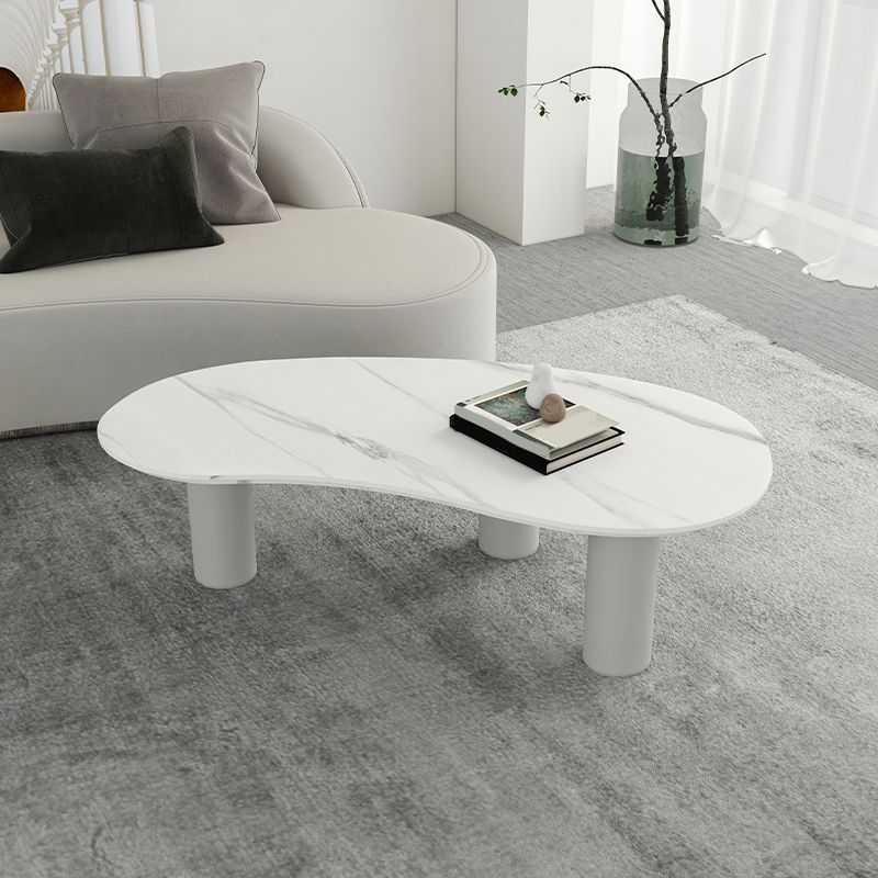 Table basse moderne à 3 pieds en ardoise pour le salon