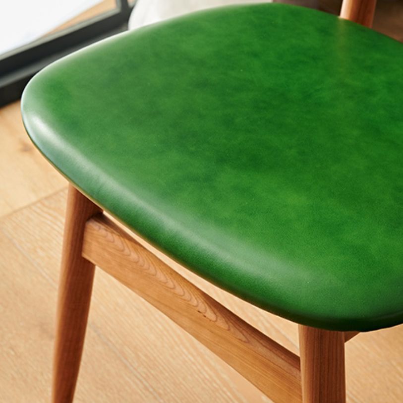 Zeitgenössischer Innenholz offen gepolsterte Seitenstuhl offen