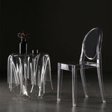 Plastic Armless Dining Chair Home Open Back Dining Side Chairs (Set of 4) Clearhalo ' kitchen&dining_furn' 'Dining Chairs' 'Dining Tables & Seating' 'dining_chair' 'furn' 'furn_dining_chair' 'Furniture' 'furniture_dining_chair' 'Kitchen & Dining Furniture' 'kitchen' 1200x1200_07ad2e96-cd6d-4892-bc78-21c1dd29a4a7