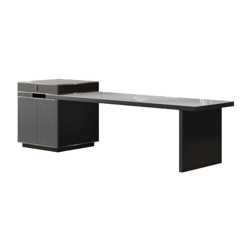 Rectangle Stone Top Dining Table Extendable Dining Table for Dining Room