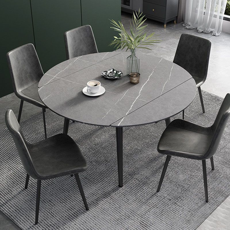 Modern Style 1/2/5/6/7 Pieces Dining Room Set Round Dining Table Set Clearhalo 'Dining Room Sets' 'Dining Tables & Seating' 'dining_room_set' 'furn' 'furn_dining_room_set' 'Furniture' 'furniture_dining_room_set' 'Kitchen & Dining Furniture' 1200x1200_07ae0f79-45b0-40bd-b535-50ce6ead041c