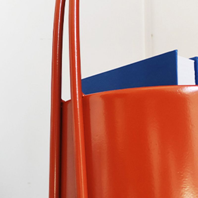 Mid-Century Tray Top Side End Table Metal Corner Table for Living Room