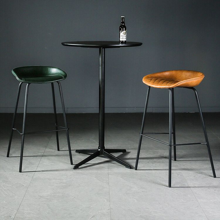 Industrial Style Bar-stool with Iron Legs Bucket Seat for Kitchen Bar Clearhalo 'Bar Furniture' 'Bar Stools' 'bar_stools' 'furn' 'furn_bar_stools' 'furniture_bar_stools' 'Kitchen & Dining Furniture' 'kitchen&dining_furn' 'kitchen' 'kitchen_furn' Furniture' 1200x1200_07b01b76-615e-4079-bbeb-9111766c19e9