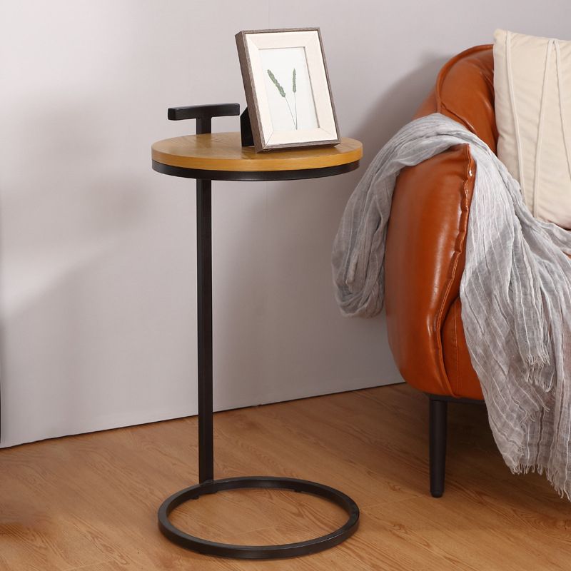 Frame Shaped Base Cocktail Table Multi-color Selection of Wood Material Round Coffee Table Clearhalo 'Coffee & Accent Tables' 'End & Side Tables' 'end_side_tables' 'furn' 'furn_end_side_tables' 'Furniture' 'Living Room Furniture' 1200x1200_07b043b5-07ca-42fa-8156-b767adcea6cc