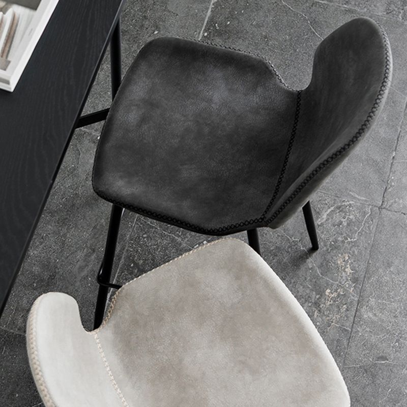 Contemporary Faux Leather Bar Stool 41.5" Indoor Barstool (Set of 2) Clearhalo 'Bar Furniture' 'Bar Stools' 'bar_stools' 'furn' 'furn_bar_stools' 'furniture_bar_stools' 'Kitchen & Dining Furniture' 'kitchen&dining_furn' 'kitchen' 'kitchen_furn' Furniture' 1200x1200_07b07851-6507-430b-acb2-01d181e065d0
