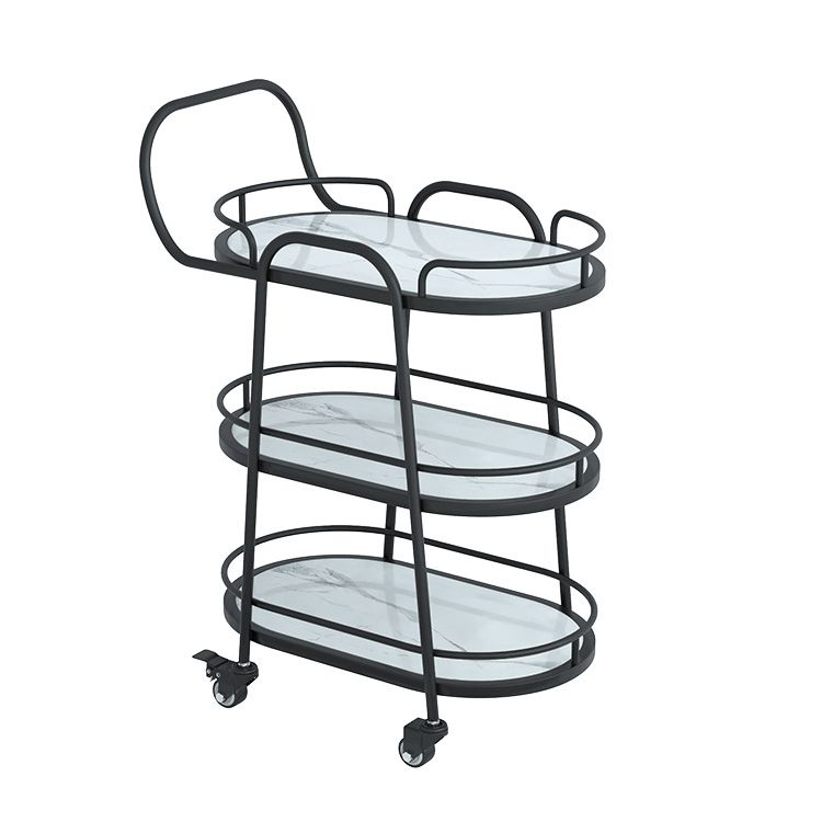 33,46 "tavolo da preparazione ovale in stile contemporaneo alto tavolo da preparazione in metallo per cucina