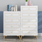 Cómoda de almacenamiento de dormitorio contemporánea Cómoda vertical de madera con cajones