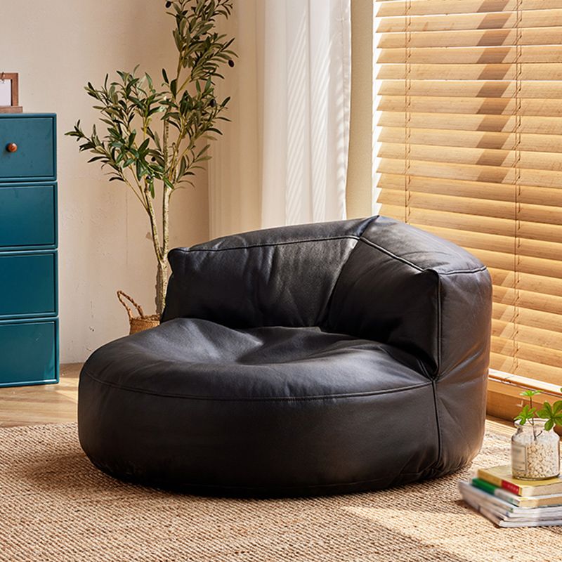 35,43 "l x 39.37" w x 19,68 "Hux sedia a braccia in pelle per soggiorno per soggiorno