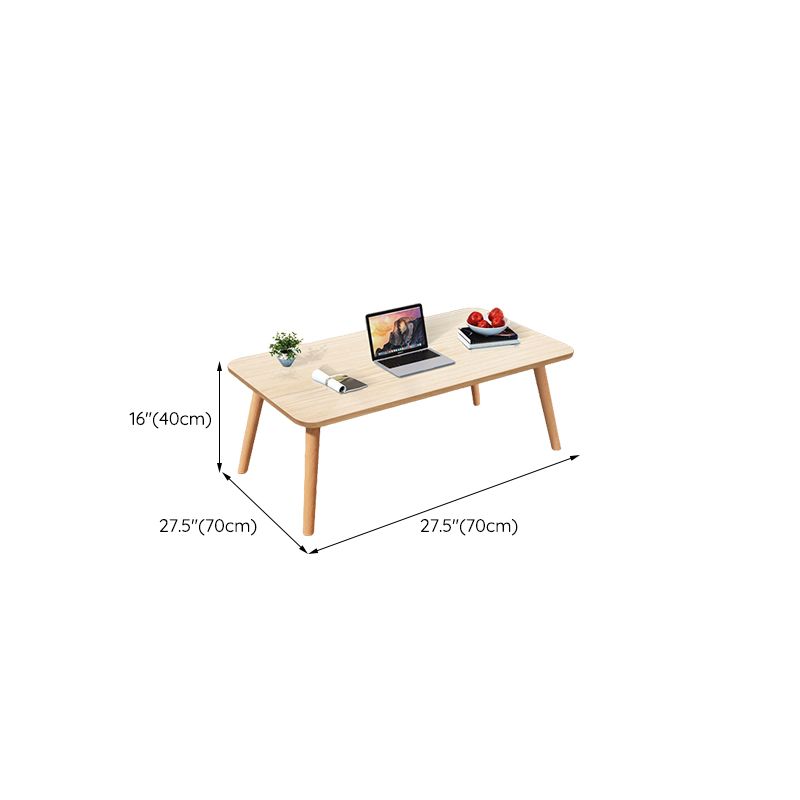 Modern Wood Side Table Bedroom No Distressing End Table with 4 Legs Clearhalo 'Coffee & Accent Tables' 'Coffee Tables' 'coffee_tables' 'furn' 'furn_coffee_tables' 'Furniture' 'Living Room Furniture' 1200x1200_07b47b0e-d1d6-4077-8272-0b11f58fd04c