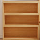 Engineered Wood Standard Bookcase Scandinavian Closed Back Bookshelf