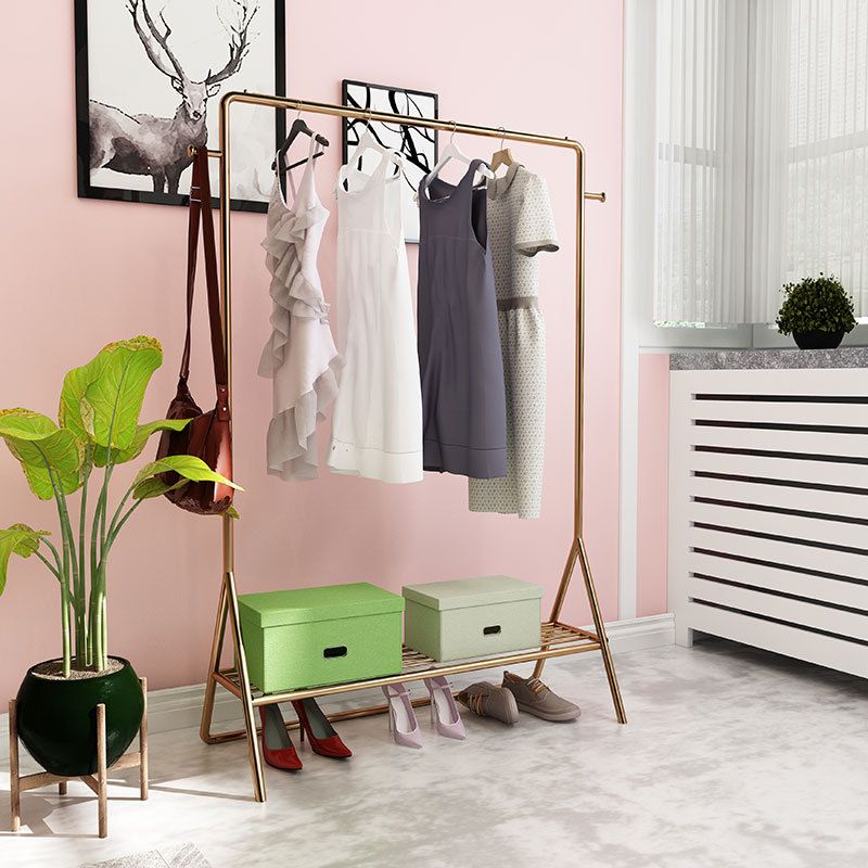 Glamargtrack Metall gerahmt Hanging Rail Regal Eingangshalle mit Spiegel