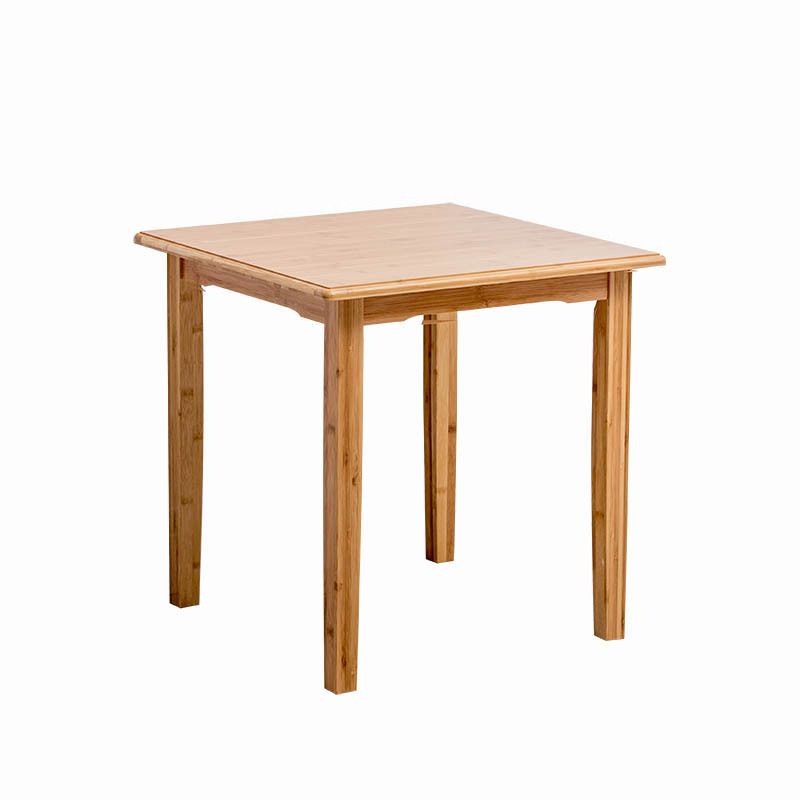 Tavolino in legno rettangolare nordico 4 gambe tavolo da cocktail naturale