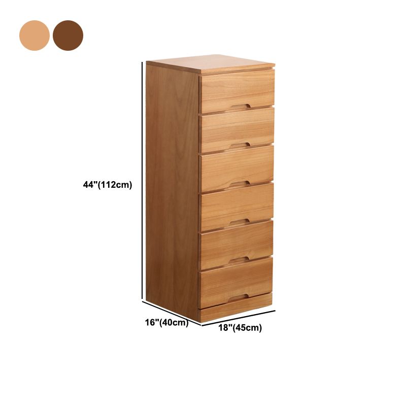 44 "in legno alto in legno 6 accento petto quadrato senza armadietto