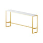 Glam Pub Table Faux Marble Bar Height Rectangle Bar Table for Indoor Clearhalo 'Bar Furniture' 'Bar Tables' 'bar_tables' 'furn' 'furn_bar_tables' 'Furniture' 'Kitchen & Dining Furniture' 1200x1200_07b80cfa-c294-4a71-af84-fcb5de6a00a4