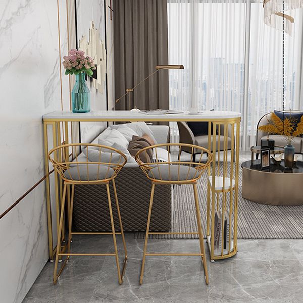 1/3 Pieces Oval Bar Stool and Table Set Glam Table and Stool Set Clearhalo 'Bar Furniture' 'furn' 'furn_home_bar_bar_sets' 'Furniture' 'Home Bars & Bar Sets' 'home_bar_bar_sets' 'Kitchen & Dining Furniture' 1200x1200_07baf85a-fc49-489e-88f8-e99a0b7dc7cd