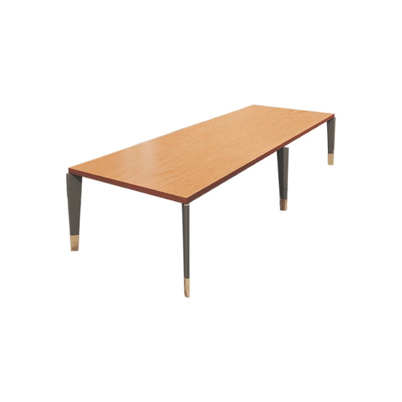 Escritorio de escritura rectangular industrial escritorio de oficina con patas de metal