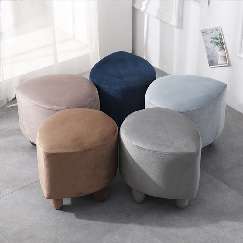 Modern Leaves Standard Solid Color Tear Resistant Standard for Living Room Clearhalo 'furn' 'furn_ottomans_poufs' 'Furniture' 'Living Room Furniture' 'Ottomans & Poufs' 'ottomans_poufs' 1200x1200_07bced0d-6f3f-4058-85f2-80a7b2eec596
