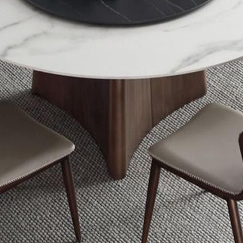 Set da pranzo moderno in pietra 1/4/9 pezzi Mobili per giradischi da pranzo per la casa