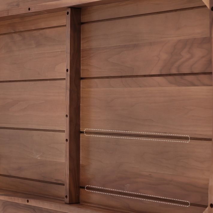 茶色のソリッドウッドダイニングセット1/4/5ピース木製の椅子付きモダンなディネットセット