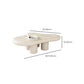 White Wood Coffee Table Free-Form Modern No Distressing Coffee Table Clearhalo 'Coffee & Accent Tables' 'Coffee Tables' 'coffee_tables' 'furn' 'furn_coffee_tables' 'Furniture' 'Living Room Furniture' 1200x1200_07bee022-1f90-4066-ba54-fb7ce0fac2a4