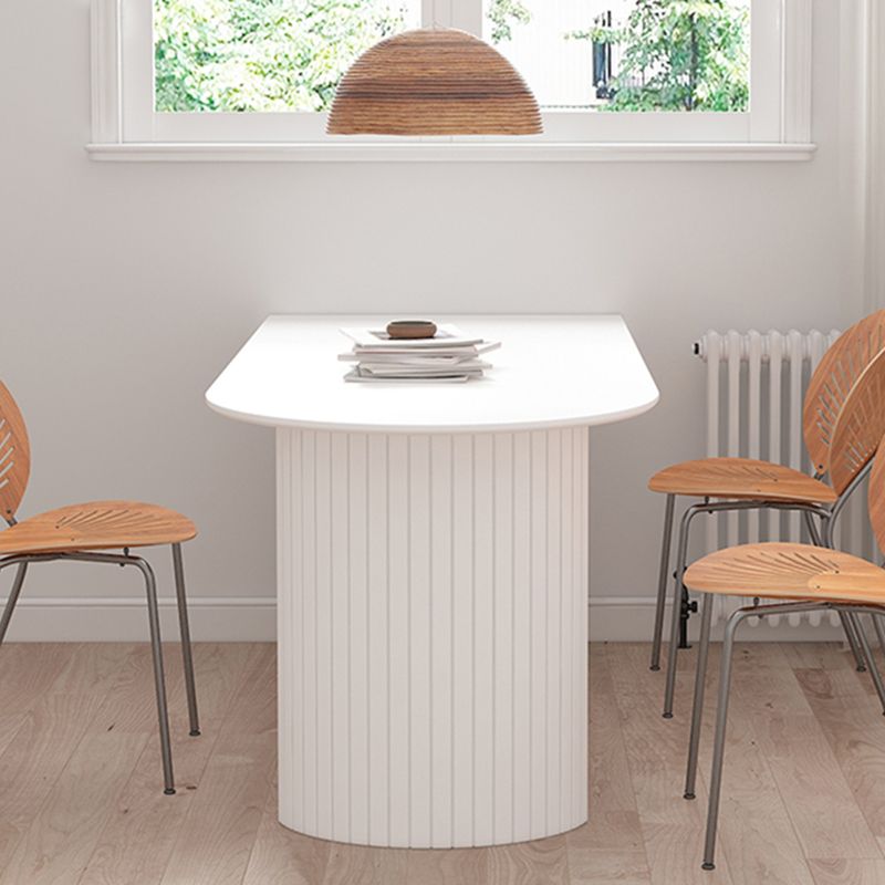 Free Form Modern Style Dining Table White Fixed Table with Sintered Stone Clearhalo ' dining_table' 'Dining Tables & Seating' 'Dining Tables' 'furn' 'furn_dining_table' 'Furniture' 'furniture_dining_table' 'Kitchen & Dining Furniture' 'kitchen&dining_furn' 'kitchen' 'kitchen_dining_table' 1200x1200_07bf3a42-8b2c-4ef7-8985-1a022de54d09