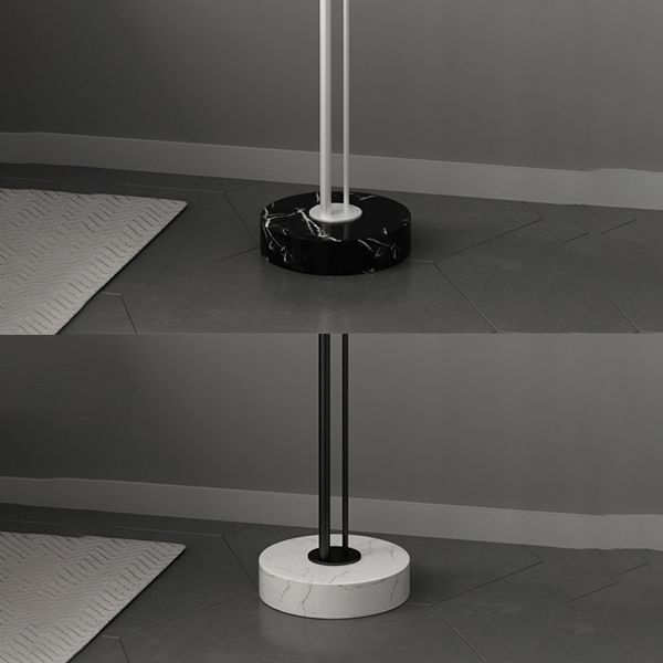 Hall Tree Modern Style Magnificent Metal Panger Hanger Horizontal Bar Hall Stand