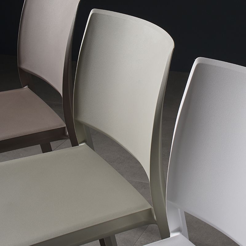 Contemporary Style Dining Chairs Plastic Armless Side Chair for Kitchen Clearhalo ' kitchen&dining_furn' 'Dining Chairs' 'Dining Tables & Seating' 'dining_chair' 'furn' 'furn_dining_chair' 'Furniture' 'furniture_dining_chair' 'Kitchen & Dining Furniture' 'kitchen' 1200x1200_07c06148-29b9-4168-a216-7f793c066a54
