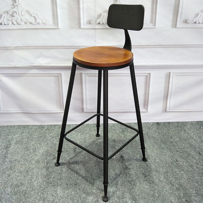 Tavolo da bar in legno massiccio in stile industriale set 1/2/3/4 pezzi Tavolino con sgabelli alti