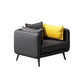 31.49 "H Faux Leather Contemporary Tuxedo Arm Sofa Standard Sofa