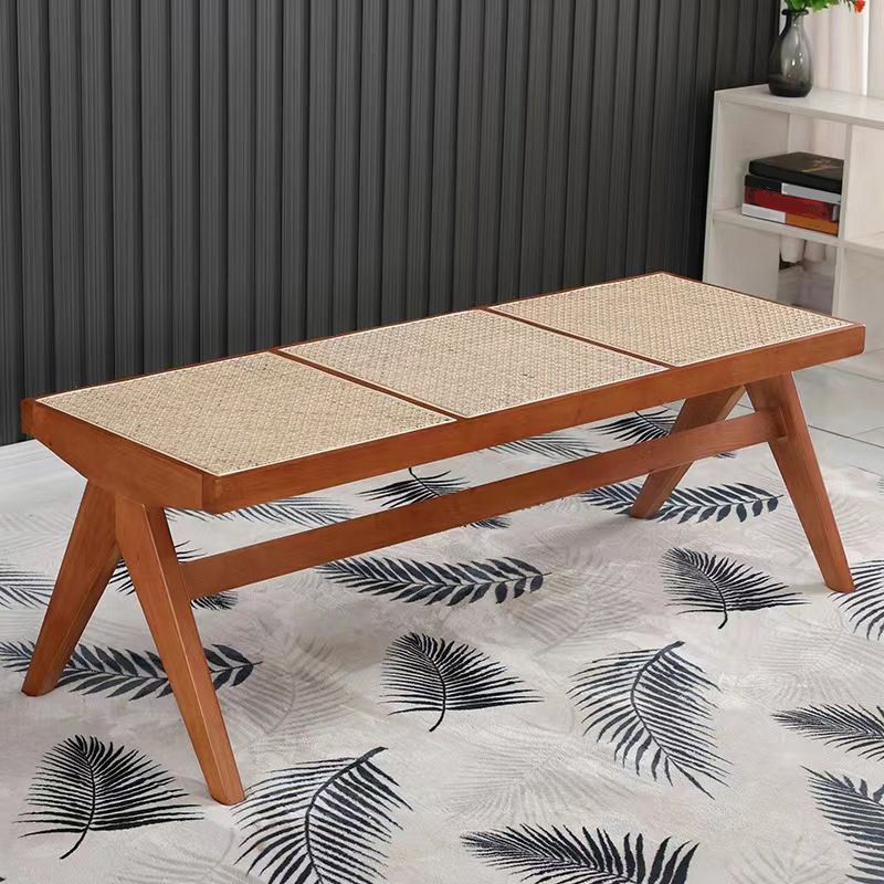 17.7"H Modern Bench Entryway and Bedroom Solid Wood Seating Bench with X-Legs Clearhalo 'Benches' 'Chairs & Seating' 'furn' 'furn_benches' 'Furniture' 'Living Room Furniture' 1200x1200_07c191ce-8ec9-4f30-942b-b91c9cf4d151