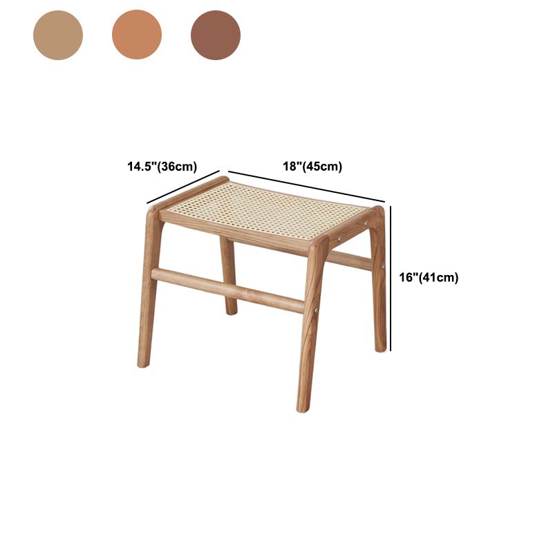 Tropical Entryway Bedroom Bench Solid Wood Seating Bench with Legs Clearhalo 'Benches' 'Chairs & Seating' 'furn' 'furn_benches' 'Furniture' 'Living Room Furniture' 1200x1200_07c20aa2-f215-45e8-8b95-8fabe31e1835