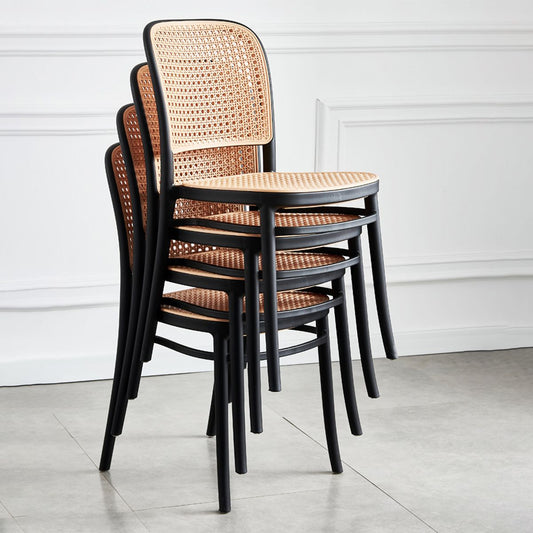 Tropical Style Wicker Dining Chairs Open Back Dining Side Chair for Kitchen Clearhalo ' kitchen&dining_furn' 'Dining Chairs' 'Dining Tables & Seating' 'dining_chair' 'furn' 'furn_dining_chair' 'Furniture' 'furniture_dining_chair' 'Kitchen & Dining Furniture' 'kitchen' 1200x1200_07c331b5-886d-4e5b-b639-7d630c5f5c4d