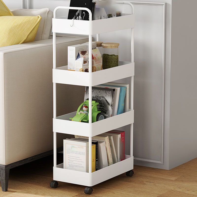 Contemporary Style Bookshelf with Casters Wheel Book Shelf for Home Office Study Room Clearhalo 'Bookcases' 'furn' 'furn_bookcases' 'Furniture' 'furniture_bookcases' 'kitchen' 'kitchen_bookcases' 'Living Room Furniture' 'Office Furniture' 1200x1200_07c43191-be11-436d-813c-33e20ed9c43a