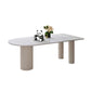 Modern Irregular Shape Table Sintered Stone Table with 3 Legs Clearhalo 'Dining Tables & Seating' 'Dining Tables' 'dining_table' 'furn' 'furn_dining_table' 'Furniture' 'Kitchen & Dining Furniture' 1200x1200_07c4b6e4-077d-4754-87b6-8a2585e989f8