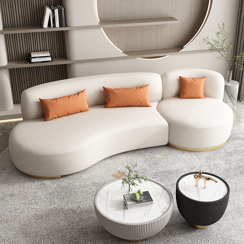 Contemporary 33.5" H Faux Leather Armless Sofa For Living Room