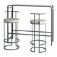 White and Pink Modern Style Bar Table in Wood and Metal Bar Table Milk Tea Shop Bar Table Clearhalo 'Bar Furniture' 'Bar Tables' 'bar_tables' 'furn' 'furn_bar_tables' 'Furniture' 'furniture_bar_tables' 'Kitchen & Dining Furniture' 1200x1200_07c545c0-9e0e-4fec-891c-ceba5fe2d802