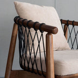 Barrel Accent Chair Solid Wood Arm Chair in Brone with Pillow Back Clearhalo 'Accent Chairs' 'accent_chairs' 'Chairs & Seating' 'furn' 'furn_accent_chairs' 'Furniture' 'Living Room Furniture' 1200x1200_07c9385b-457b-4e5f-9354-211d9d52d452
