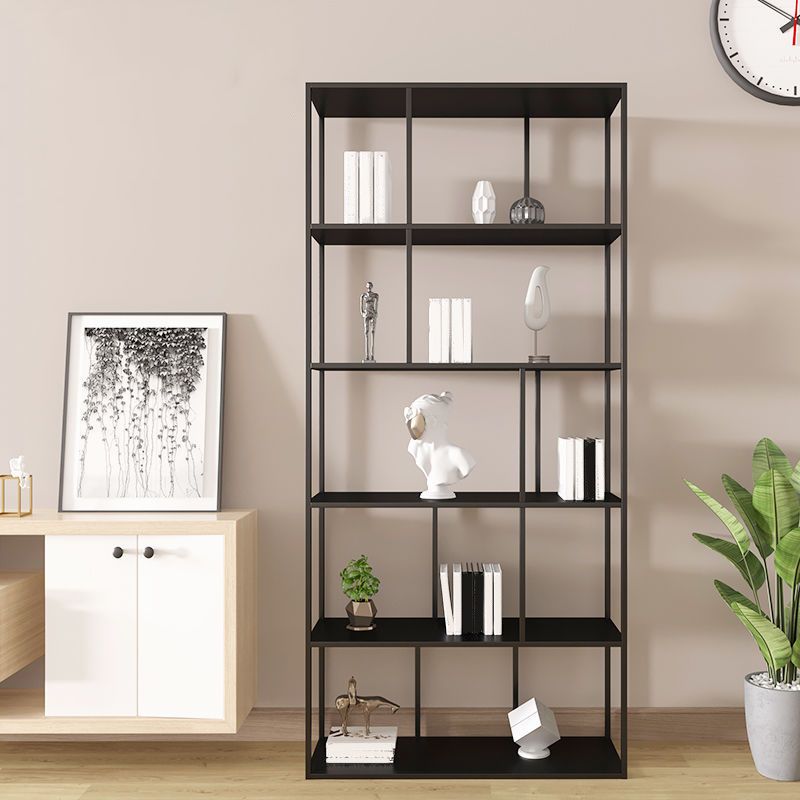 Contemporary Iron Open Etagere Bookshelf Multi Shelf Vertical Bookcase for Study Room Clearhalo 'Bookcases' 'furn' 'furn_bookcases' 'Furniture' 'furniture_bookcases' 'Office Furniture' 1200x1200_07ca069d-6930-4caf-b5bb-d8cafb3488c5
