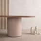 Contemporary Wood Top Oval Dinette Table White Base Dining Table for Living Room Clearhalo 'Dining Tables & Seating' 'Dining Tables' 'dining_table' 'furn' 'furn_dining_table' 'Furniture' 'furniture_dining_table' 'Kitchen & Dining Furniture' 'kitchen' 'kitchen_dining_table' 1200x1200_07cfcf0c-d1d3-4118-bdc7-87d0885ab8fc