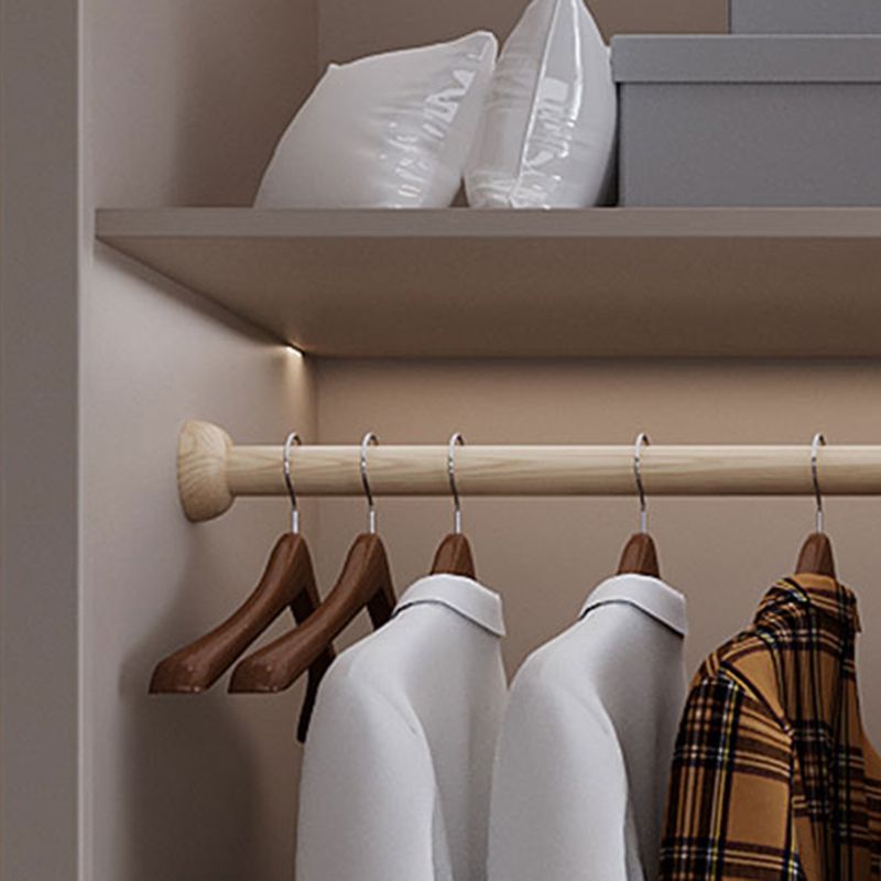 Glijdende garderobe kast met lade hedendaagse garderobe armoire