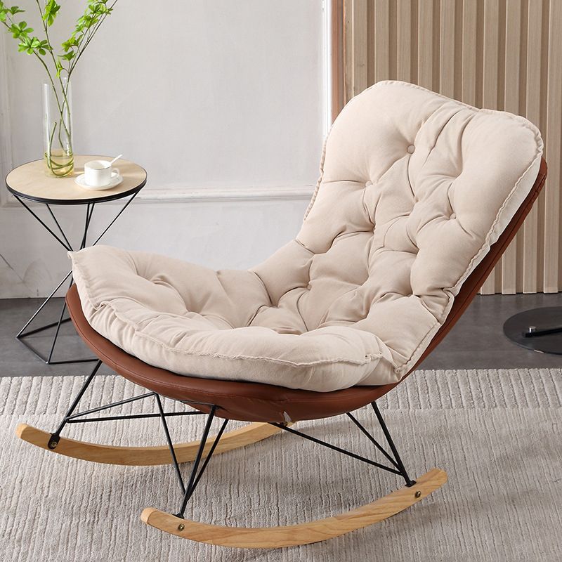 Loisir Light Luxury Rocking Chair Lounge Small Family Family Lazy Sofa Chair for Apartment