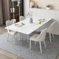 Modern Rectangle Dining Table White Sintered Stone Dining Table with Acrylic Base for Kitchen Clearhalo ' dining_table' 'Dining Tables & Seating' 'Dining Tables' 'furn' 'furn_dining_table' 'Furniture' 'furniture_dining_table' 'Kitchen & Dining Furniture' 'kitchen&dining_furn' 'kitchen' 'kitchen_dining_table' 1200x1200_07d67a11-be90-45de-8c59-d6d5cfeefc52
