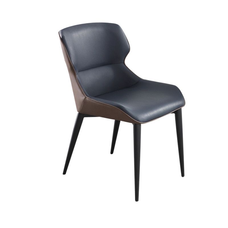 Indoor Industrial Arm Chair Metal Wingback Upholstered Dining Room Chair (Set of 2) Clearhalo ' kitchen&dining_furn' 'Dining Chairs' 'Dining Tables & Seating' 'dining_chair' 'furn' 'furn_dining_chair' 'Furniture' 'furniture_dining_chair' 'Kitchen & Dining Furniture' 'kitchen' 1200x1200_07d7e6f3-d12e-4ce6-9fc8-cdee2845007d
